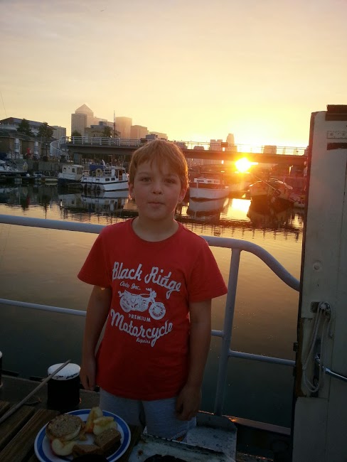 Sunrise over Canary Wharf