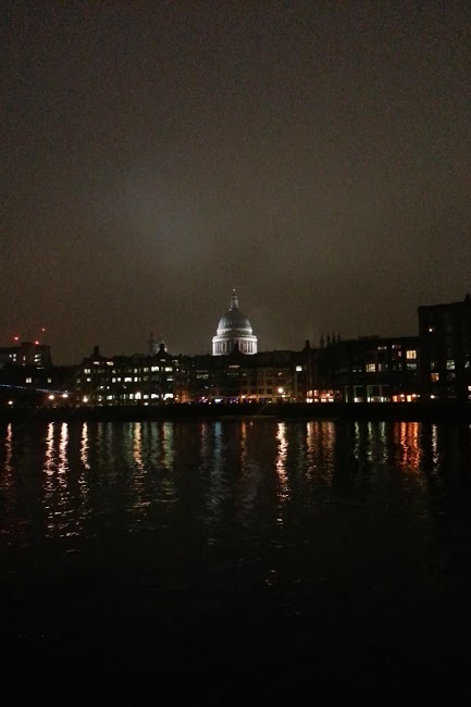 St Paul's Cathedral from the river
